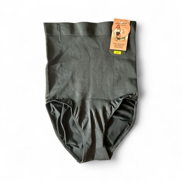 Women's Shapermint Black All Day Everyday High-Waisted Shaper Panty 54008 M/L - Picture 1 of 3